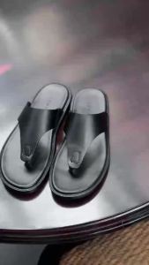 Dép xỏ ngón da bò LEMANS - LS09 đế cao su có mùi thơm thiết kế quai da 3 lớp trẻ trung chính hãng Bảo hành 06 tháng