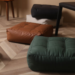 YUEMAILEFU | Leather Thick Home Zafu Cushion