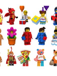 Balloon Gingerbread Dragon Man Rainbow Bear Boy Bé Gái Decorative Toy Blocks Magnetic Plastic Building Blocks for Children