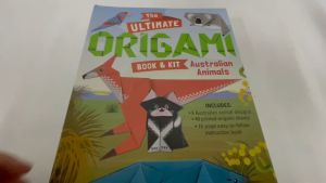 Origami Australian Animals Book & Kit with 40 origami sheets 8 Animal Designs for Kids