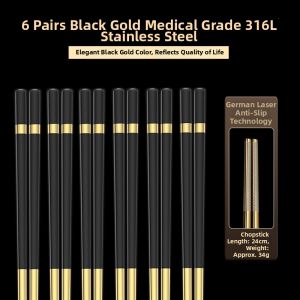 Stainless Steel 316L Personal Set Heat Resistant Chopsticks