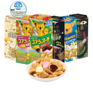 LOTTE| Chocolate Filled Bear Cookies 37g