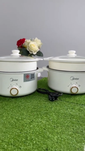Meier สองรุ่นมาเลย! ME-EP-153(2.2L/750W) & ME-EP-152(3.2L/1000W) กระทะไฟฟ้าเอนกประสงค์ ทำอาหารไทยง่าย!  ELECTRICITY BOILS POT