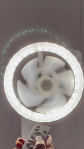 พัดลมเพดาน พร้อมไฟ LED 50W ปรับหมุนได้ พัดพลม ปรับแสงไฟได้ โคมไฟพัดลม รุ่น TSM-F80STSM-F80DM