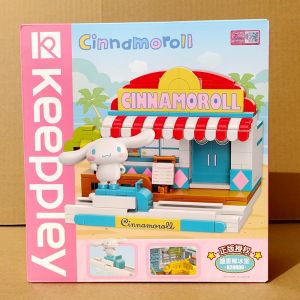 Sanrio Kuromi Hellokitty Blocks Series Cartoon Cake Assembly Building Block Toys Cinnamoroll My Melody Girls Collection Building Block Cute Toy
