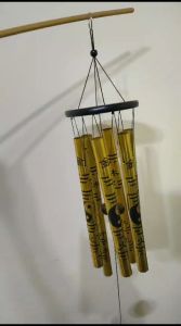 Fungling / fong ling - Lonceng Angin Patkua T31cm - Emas - 6 STIK - Jumbo