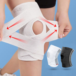 1PC Sports Kneepad Knee Brace Arthritis Injuries Recovery Breathable Knee Support Knee Pads with Side Stabilizers for Meniscal Tear Knee Pain Arthritis Injuries Relief Running Workout Sports