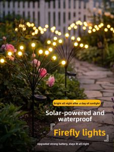 BEAUTY IN THE LIGHT | Solar Firefly Ground Lamp Water-resistant