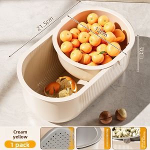 MEIZHUFU | Snack Storage Box Double Layer