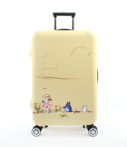 Totoro Elastic Case Cover Trolley Case Travel Travel Boarding Luggage Suitcase Protective Cover Dustproof Bag Thickening and Wear-Resistant