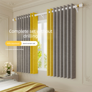 Oriental Lan | Easy-to-Install Full Blackout Curtains Set