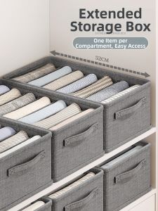 ANGTU | Deep Clothes Organization Box Multi-compartment Drawer Organizer