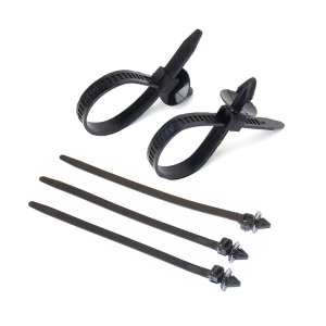 EVC.PH 10PCS Auto Car Engine Compartment Cable Fastening Zip Ties Universal Auto Cable Strap Push Mount Wire Tie Retainer Clamp