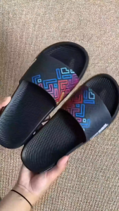 sandal slop keren slip on premium motif garis pria croosx