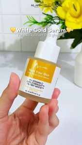Alamin Skincare WGS White Gold Serum Kulit Kusam Flek/Melasma Bekas Jerawat Mencerahkan Meratakan Warna Membantu Memberikan Efek Glowing Alami Menyamarkan Noda Hitam BPOM