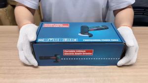 **【stok siap】MANSOON Angle Grinder Mini 12V 19500rpm Baja ABS Pemotong 75mm Pemotongan 15mm Paket Lengkap Mudah Guna Hemat Energi**