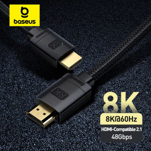 BASEUS | Baseus 8K HDMI-compatible Cable for Xiaomi Mi Box 8K/60Hz 4K/120HZ 48Gbps Digital Cable for PS5 PS4 Laptop TV Monitor Projectors