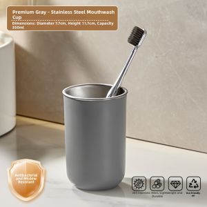 YAGANG | Anti-break Stainless Steel 304 Mouthwash Cup Home