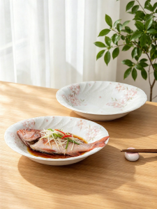 Mino Yaki | New Compact Luxury Oval Steaming Fish Plate