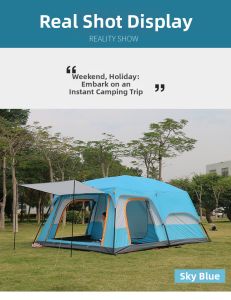 KAIPAQI | Reinforced Waterproof Portable Tent