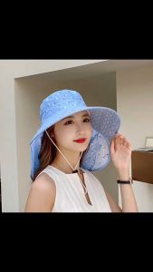 หมวกกันแดด ปีกกว้าง มีหลากหลายแบบให้เลือก  มีสายคล้องคาง ป้องกันUV ใส่ได้ทั้งหญิงและชาย