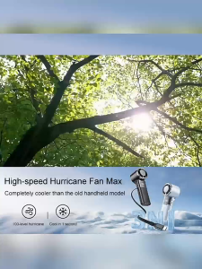 20000mAhถือPowerbank+พัดลมพกพา ย็นกว่าแอร์ ใหม่จอแสดงผลดิจิตอล LED พัดลมพกพา พัดลมเทอร์โบไฟฟ้า ขนาดเล็ก ปรับได้ 100 ระดับ ชาร์จ USB พัดลมแบบพกพา ความเร็วสูง สามารถปรับความแรงได้ สินค้าดีมีคุณภาพ  พาว์เวอร์แบงค์ usb Fan พัดลมมินิน้อง พัดลมมือถือ
