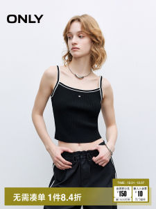 Only2025 Slim Fit Knitted Sweater Womens Square Collar Strap Design Elastic Comfortable Autumn New Style Fashion Ladies Knitwear