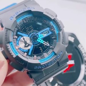 นาฬิกา นาฬิกาอะนาล็อค นาฬิกาข้อมือดิจิตอล นาฬิกาผู้ชาย นาฬิกาข้อมือ ผช นาฬิกาข้อมือ นาฬิกาทรงกลม รุ่น สายนาฬิกา ยางเรซิน หน้าปัด 50 มม