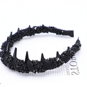 Parisian Princess High-End Elegant Luxury Hairband Womens Stylish Versatile Anti-Slip Headband for Various Occasions