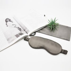 Elegant Silk Eye Mask for Sleep Heavyweight  Silk Eye Protection No Trace Comfortable Eye Fatigue Relief Home Use