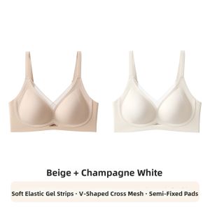 TONERCE | Seamless Lift Small Bust Bra with Soft Support Thin Straps and Breathable Back
