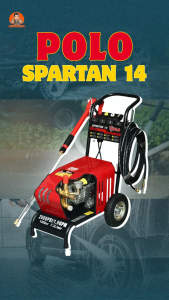 POLO เครื่องฉีดน้ำแรงดันสูง แรงดัน 180 บาร์ ใช้สำหรับฉีดล้างคราบสกปรกต่างๆ รุ่น SPARTAN18 รุ่นงานหนัก SPARTAN-18 เครื่องอัดฉีด เครื่องฉีดน้ำ Polo เครื่องฉีดน้ําแรงดันสูง Polo - Lazada
