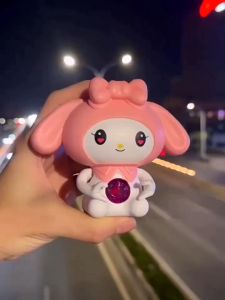 Boneka I Love You Cinnamoroll Melody Lotso Kuromi Sanrio LED Night Light Gantungan kunci