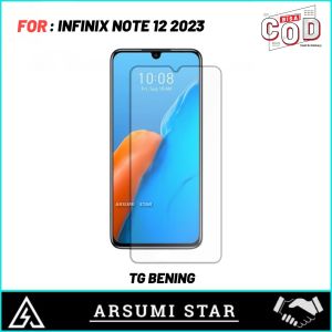 Promo Paket Murah 3in1 Case Infinix Note 12 2023 Camera Softcase Slim Black Matte Casr Liquit + Tg Anti Gores Ceramic Matte Anti Spy + Garskin Carbon 3D