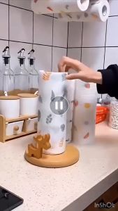 Kain Lap Dapur Roll Tissue Roll Gulung Dapur Penyerap Minyak Multifungsi Bisa Di Cuci-SCOOT
