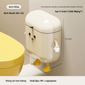 CHUMX | Thùng Rác Treo Tường Phù Hợp Không Gian Hẹp Đẹp Mắt Có Nắp Dùng Tại Nhà