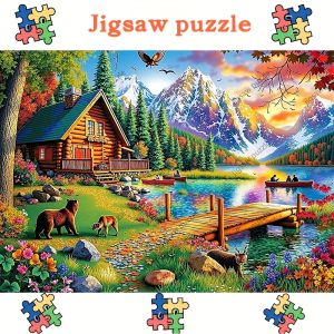 2000/1314/1000//520pcsJigsaw PuzzlesFamily Fun Adult PuzzlePortable Cuboid DIY Art DecorDIY Puzzles High Quality Paper W