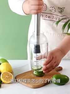 Bình Lắc Shaker Nhựa trà dụng cụ pha chế bình lắc pha chế bình lắc (500ml1000ml)