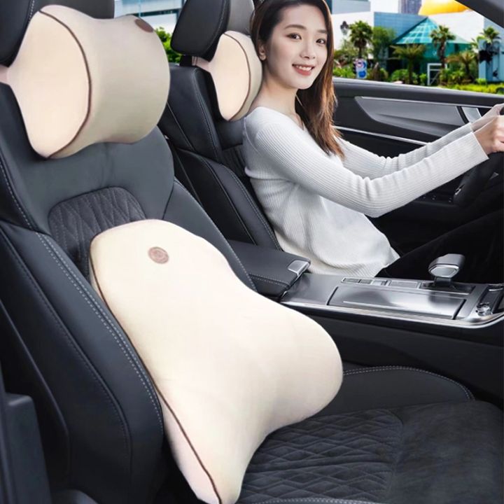 Car Driver Pillow Space Memory Foam Car Lumbar Support Back Cushion Car  Seat Neck Pillow Washable Auto Pillow Cushion Lazada PH