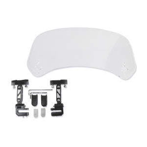 New Heighten CNC aluminum alloy windshield locomotive universal raised small windshield windshield sun visor