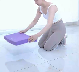 JINTAI แผ่นคุกเข่ารองหน้าท้องแผ่นโฟมฝึกการทรงตัว โยคะพิลาทิส แผ่นรองเข่าศอก Balance Pad ทำจากโฟมที่มีความหนาแน่นสูง เบาและทนทาน หนา4cm