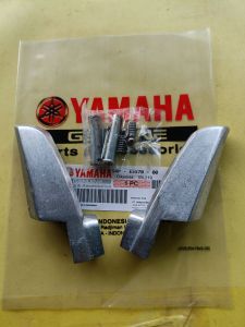 1 set postep belakang  footstep Assy belakang Yamaha Mio j Mio soul GT Mio M3  crom anti karat original