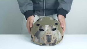 BOOIU Fast Tactical Helmets Adjustable Knob Disguise ABS Thickened Camouflage Hunting CS Military Outdoor Sports Protect Helmets