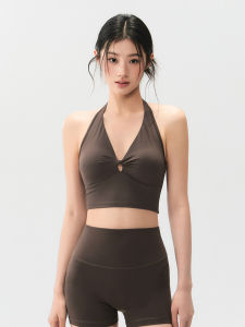 YUANQINVHAI | Shockproof Sports Bra Neck-Hanging For Yoga