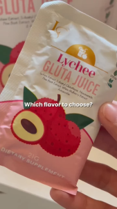 *Gluta Juice Lychee Drink Luxeslim*