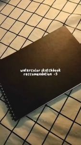 (Promo) Buku Gambar Tebal Watercolor Spiral Buku Sketsa Size A5 A6 B5 / Watercolor Sketchbook