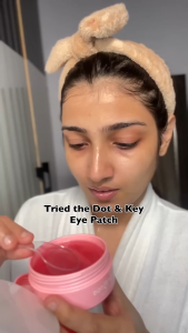Dot & key Dark Circles & Puffiness Reduction Eye Care Combo - 110g Under Eye Cream & Eye Patches