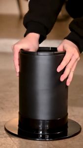 Coffee Cafe Barista Knock Box Commercial Use Bin Height 85cm Floor Stand with Barista Cloth