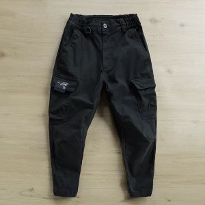 Big Sale Leak-Picking Construction Workers Work on the Construction Site Cargo Pants Men Loose Easiest for Match Oven Mitts Auto Repair Labor Protection Wear-Resistant Pants