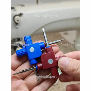 Obeng 4in1 Mesin Jahit dan Obras / Obeng Magnetik LENGKAP Lepas Pasang 2 Sisi / Obeng Jarum Mesin Obras / Obeng Mesin Jahit